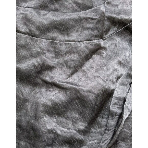 Eileen Fisher Skirt Gray Steel Satin Graphite Knee Length Business Casual 6P - Picture 8 of 13